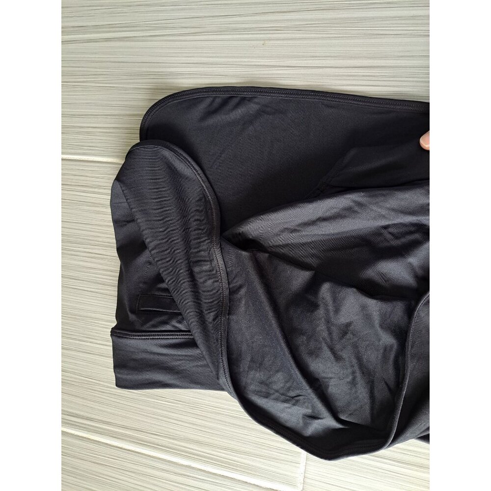 New Athleta Black Tidal Swim Skirt Skort Stretch Fabric Size M Summer Vacation - Picture 8 of 10